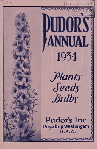 Pudor's annual, 1934