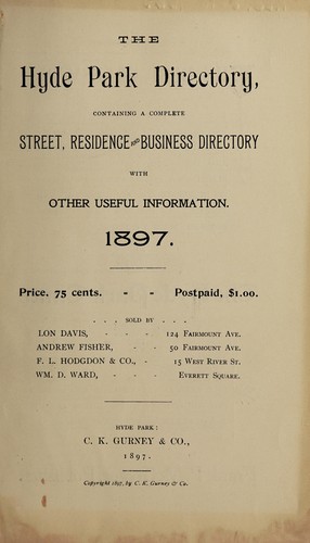 The Hyde Park directory