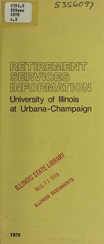 Retirement services information, University of Illinois at Urbana-Champaign