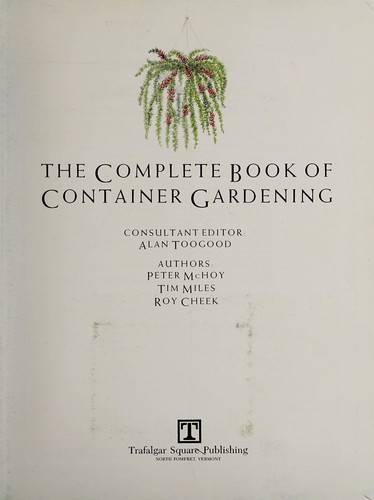 The complete book of container gardening