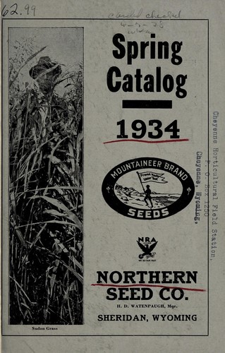 Spring catalog, 1934