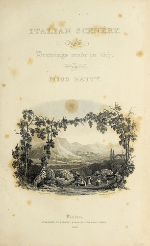 Italian scenery from drawings made in 1817