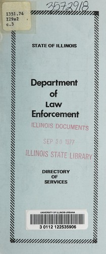 State of Illinois Department of Law Enforcement, directory of services
