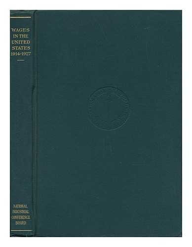 Wages in the United States, 1914-1927