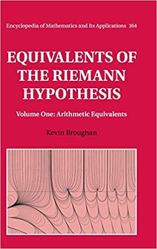 Equivalents of the Riemann hypothesis. Volume 1 : Arithmetic equivalents - 1. edicion