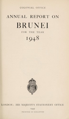 Annual report on Brunei