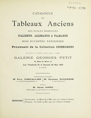 Tableaux anciens des écoles primitives, italienne, allemande & flamande