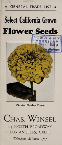 Select California grown flower seeds