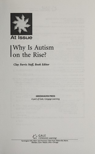 Why is autism on the rise?