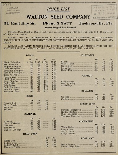 Price list