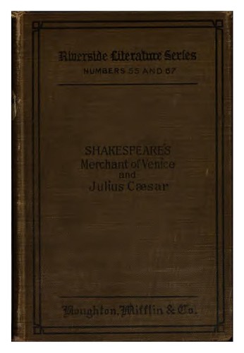 Plays (Julius Caesar / Merchant of Venice)