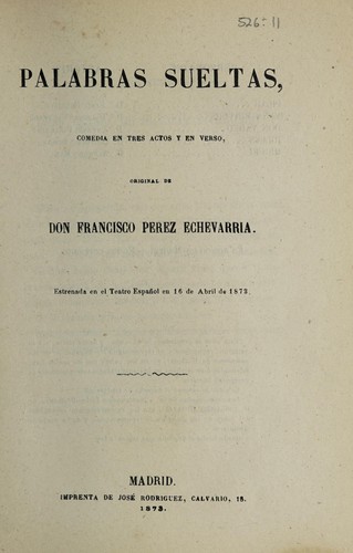 Palabras sueltas