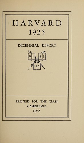 Harvard class of 1925