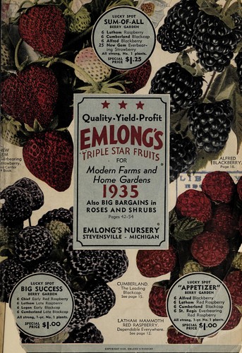 Emlong's triple star fruits for modern farms and home gardens, 1935