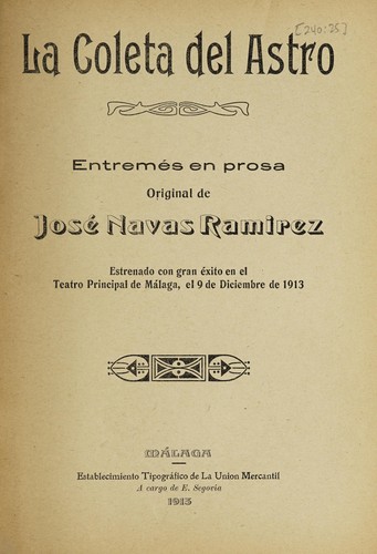 La coleta del astro