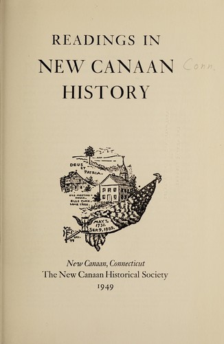 Readings in New Canaan history