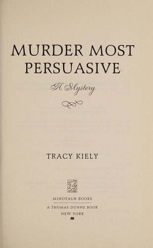 Murder most persuasive