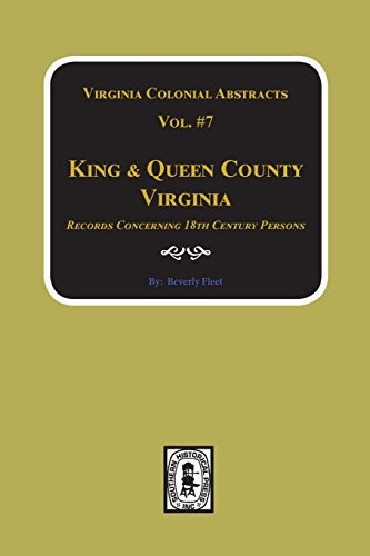 King & Queen County, Virginia Records.