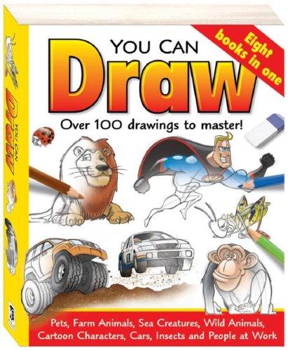 You Can Draw 8 books in 1