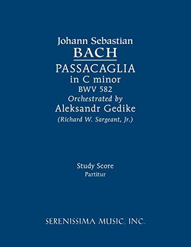 Passacaglia in C Minor, Bwv 582