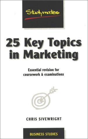 25 Key Topics in Marketing