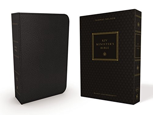 KJV, Minister's Bible, Leathersoft, Black, Comfort Print