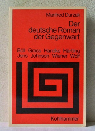 Der deutsche Roman der Gegenwart