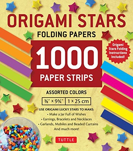 Origami Stars Papers 1,000 Paper Strips in Assorted Colors