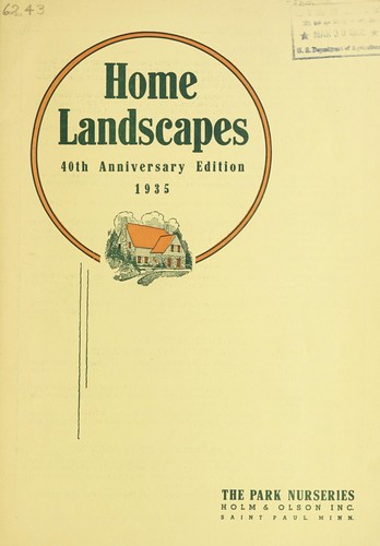 Home landscapes, 1935