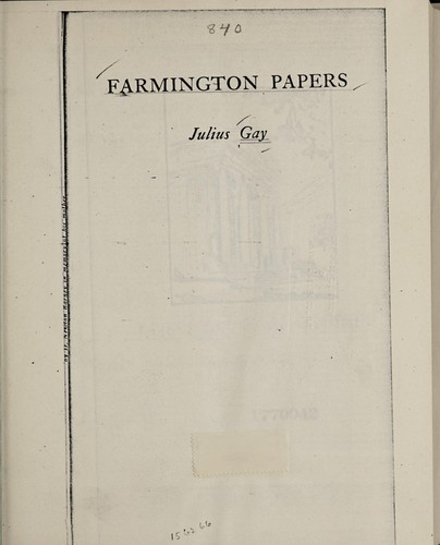 Farmington papers