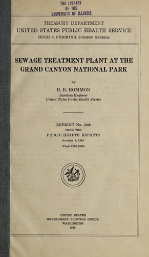 Sewage treatment plant at the Grand Canyon National Park