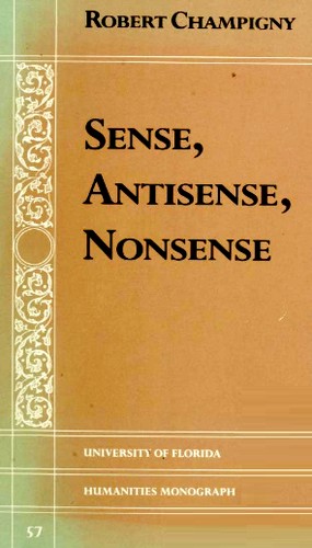Sense, antisense, nonsense