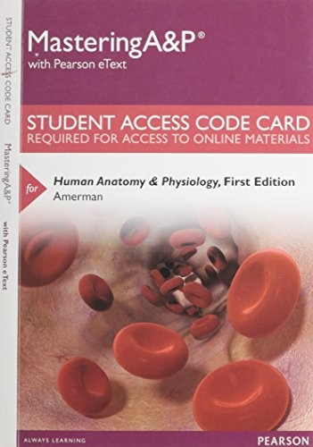 Mastering A&p with Pearson Etext -- Standalone Access Card -- For Human Anatomy & Physiology