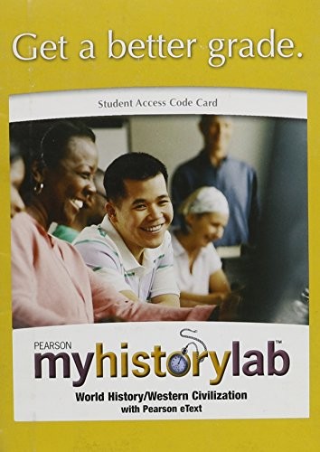 NEW MyLab History without Pearson eText -- Standalone Access Card -- for Western Civilization