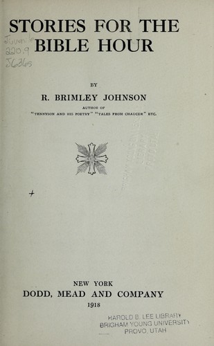 Stories for the Bible hour