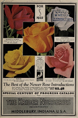 Special century of progress catalog for 1935