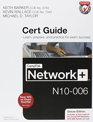 CompTIA Network+ N10-006 Pearson uCertify Course and Labs and Textbook Bundle