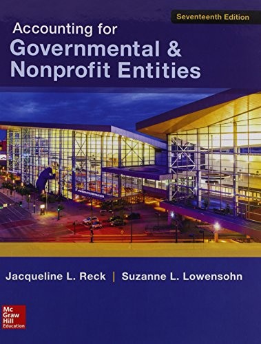 Accounting for Governmental & Nonprofit Entities w/Connect