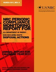 NRC Periodic Compliance Monitoring Report for U.S. Department of Energy Non-High-Level Waste Disposal Actions