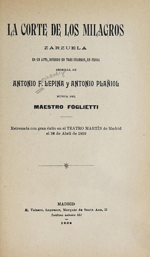La corte de los milagros