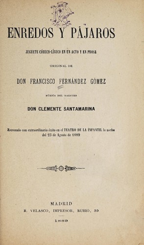 Enredos y pájaros