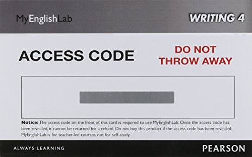 Mylab English Writing 4