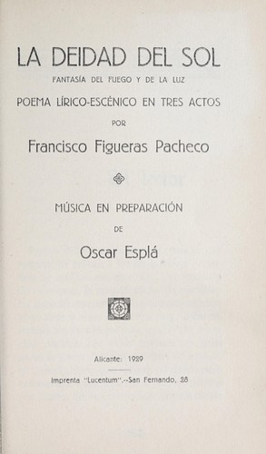 La deidad del sol