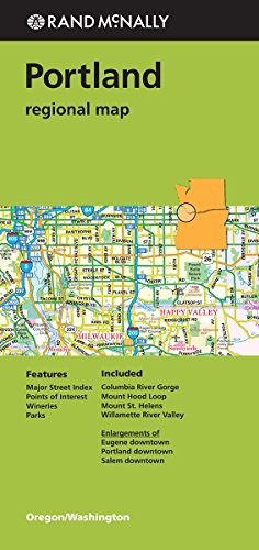 Rand Mcnally Portland Regional Map