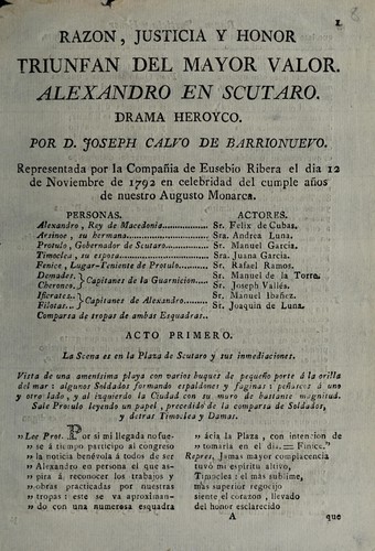 Razón, justicia y honor triunfan del mayor valor