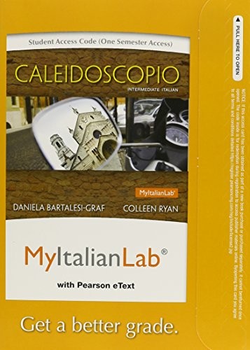 MyLab Italian with Pearson eText -- Access Card -- for Caleidoscopio