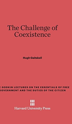 The Challenge of Coexistence
