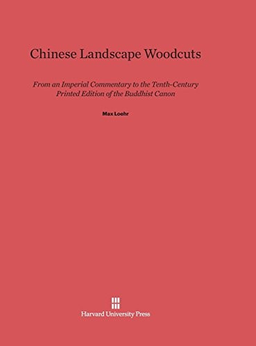 Chinese landscape woodcuts
