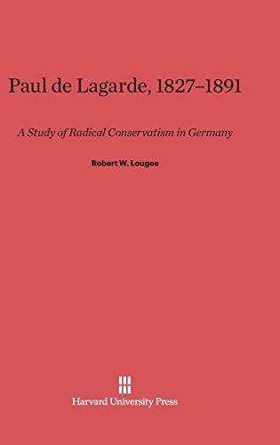 Paul de Lagarde, 1827-1891