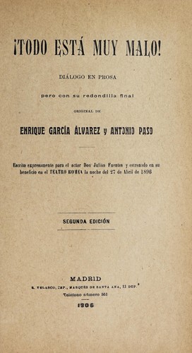 !Todo está muy malo!
